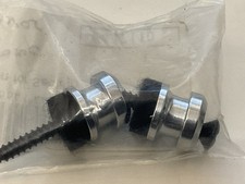 Chrome Schaller strap lock buttons opened never used cond.