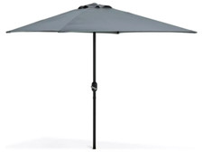 Habitat 2m Square Garden Parasol - Grey | Large Outdoor Umbrella Patio Garden