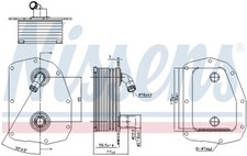 Oil Cooler, engine oil for