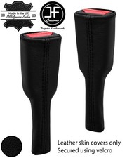 BLACK REAL LEATHER 2X SEAT