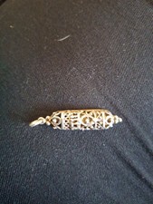 mezuzah Sliver Charm