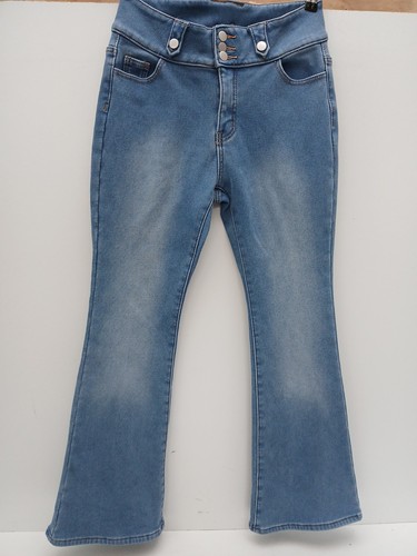 Button waist jeans fleece - jeans,