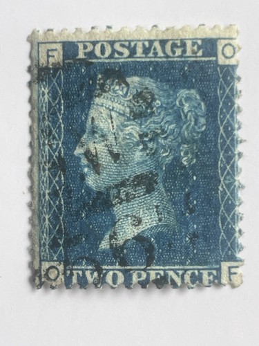 Two penny blue stamp - penny, plate