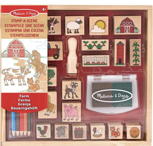 Melissa doug stamp - &, a