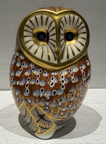 Royal crown derby - barn, owl