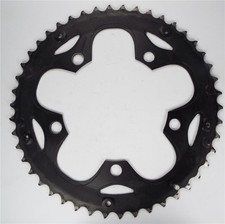 SHIMANO SG-X - 46T - 110BCD - 8 SPEED - BLACK STEEL CHAINRING - ROAD CYCLOCROSS
