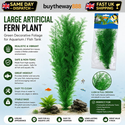 New large artificial fern - new,