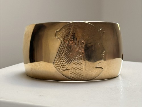 Egyptian revival gold tone - egyptian, gold-tone