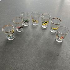 CLASSIC CAR SHOT GLASSES x7