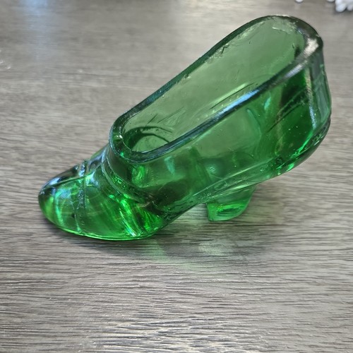 Vintage green art glass - vintage,