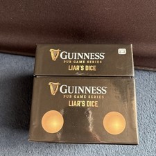 Guinness Liar's Dice - Family Fun Pub Game Quiz Series 2-4 Players - Incomplete