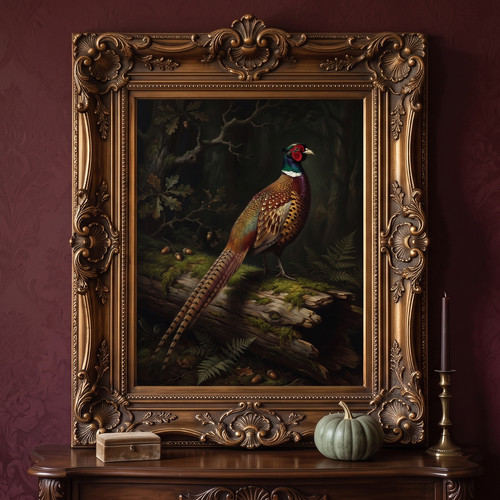 Vintage pheasant bird hunting - vintage,