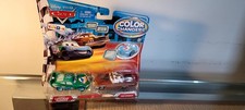 DISNEY PIXAR ORIGINAL  COLOUR  Changer DINOCO McQUEEN.  & TEX DINOCO /VERY RARE 