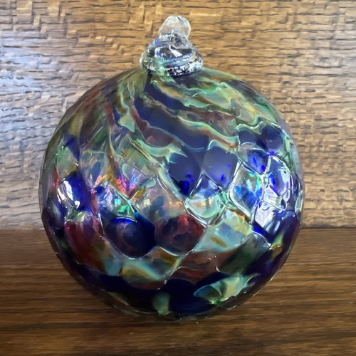 Hand blown art glass witch - blown,