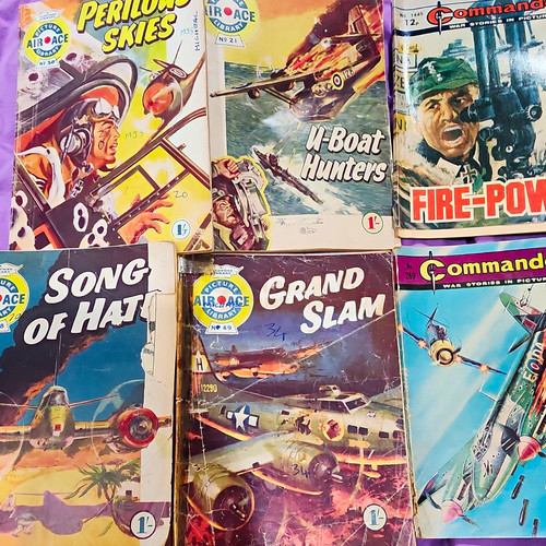 Vintage british war comic - british,