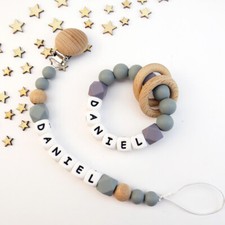 Personalised Name Dummy Clips