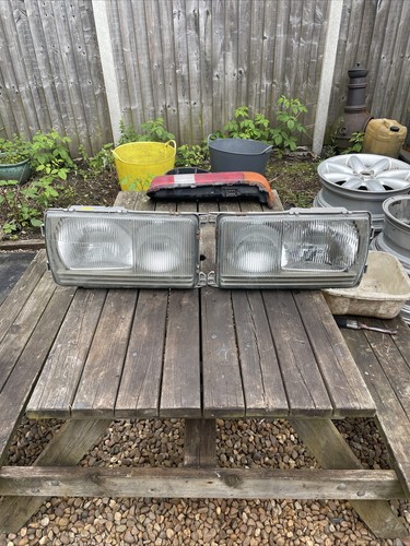 Mercedes benz w124 headlights - mercedes,