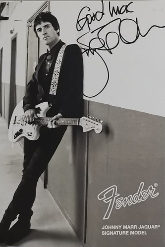 Johnny marr signed fender - johnny,