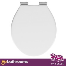 Universal Soft Closing Toilet Seat MDF Soft Close Toilet Seat White Grey Oak