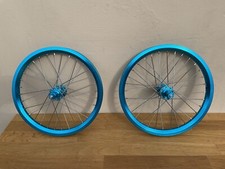 Swifty Scooters Wheelset Marine Blue Wheels Zero Air Sealed Anodised Hubs Push