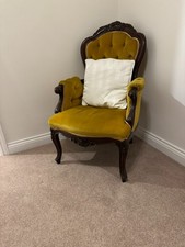 Regency style upholstered