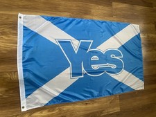 X3 LARGE SCOTLAND YES FLAG LARGE 5FT X 3FT  INDYREF SCOTTISH SCOT NATIONAL YES