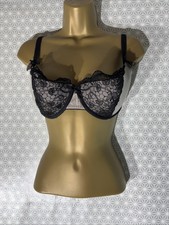 Wonderbra Uk 36D Black Lace