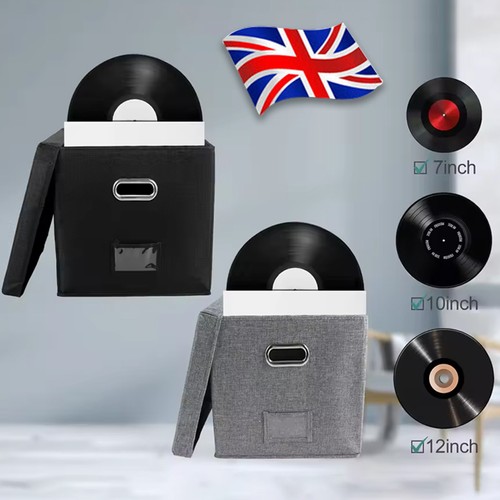 Vinyl record storage box - record,