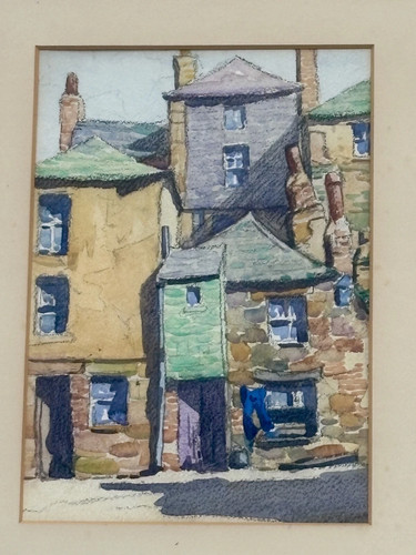 Pencil and watercolour 1950s - and,