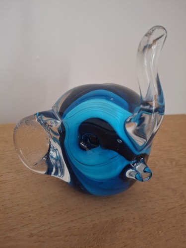 Mdina malta glass elephant - mdina,