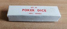 Set of "HPG" Poker Dice in Original Box
