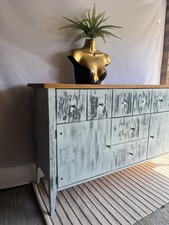 Wooden Sideboard Distressed