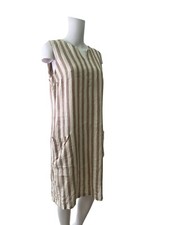 Peacocks Linen Shift Dress