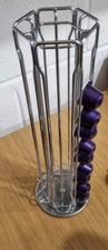 Revolving Rotating 40 Capsule Coffee Pod Holder Tower Stand Rack for Nespresso