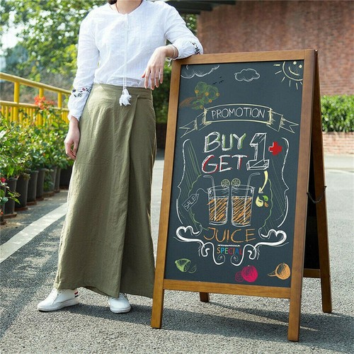 Large wooden blackboard - large,