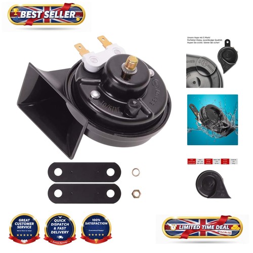 Classic black snail horn for - black,