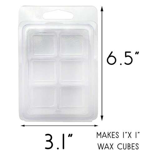 10packs wax melt molds clear - 10packs,