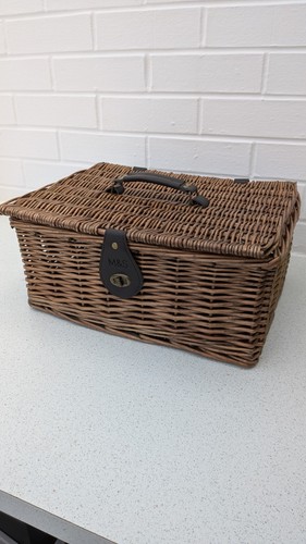 Wicker picnic basket - m&s,