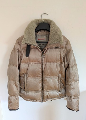 Prada down jacket shearling - down,