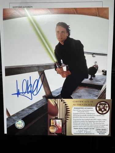 Mark hamill signed autographed - mark,