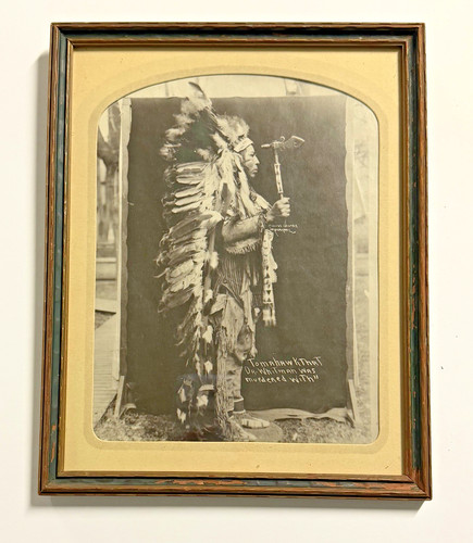 Antique native american indian - american,