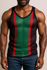 String Vest Africa Mesh Vest