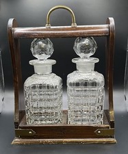 Vintage Wooden Oak Decanter