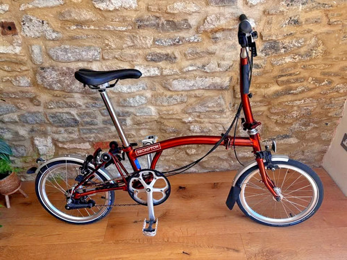 Brompton bike speed line - bike, c
