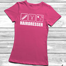 Hairdresser T-Shirt Tee Birthday Gift Present Hair Cut Stylist