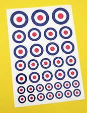RC RAF small ROUNDEL stickers