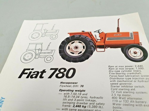 1978 fiat 780 tractor - 1978,