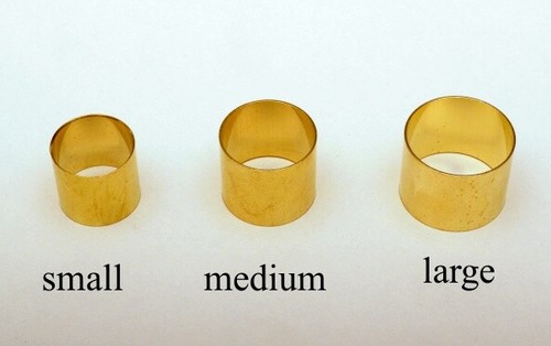 Solid brass tool ferrules - brass,