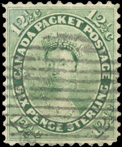 Canada used 1 - used, f-vf
