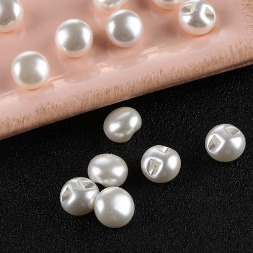 5mm 5pcs ivory pearl bead - 11.5mm,